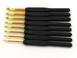 Knitting DIY Thick Sweater Plastic Soft Handle Crochet Hook Set Of 8