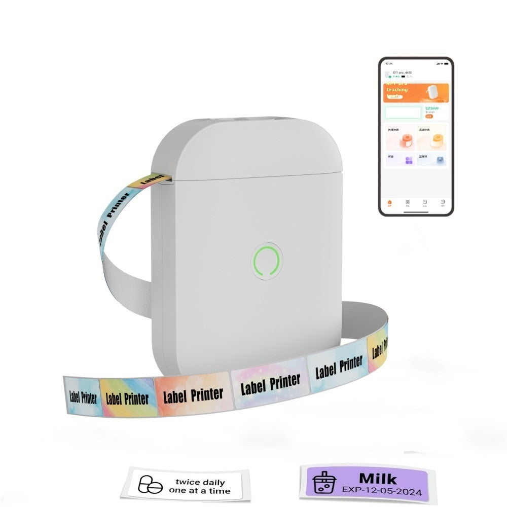 Printer Portable Bluetooth Mini Household Thermal Labeling Machine Storage Kitchen Mark Printer