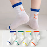 Fashion Socks Solid Color Mesh For Boys And Girls