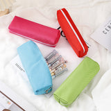 Simple Portable Stationery Case Monochrome Zipper Oxford Cloth Stationery Box