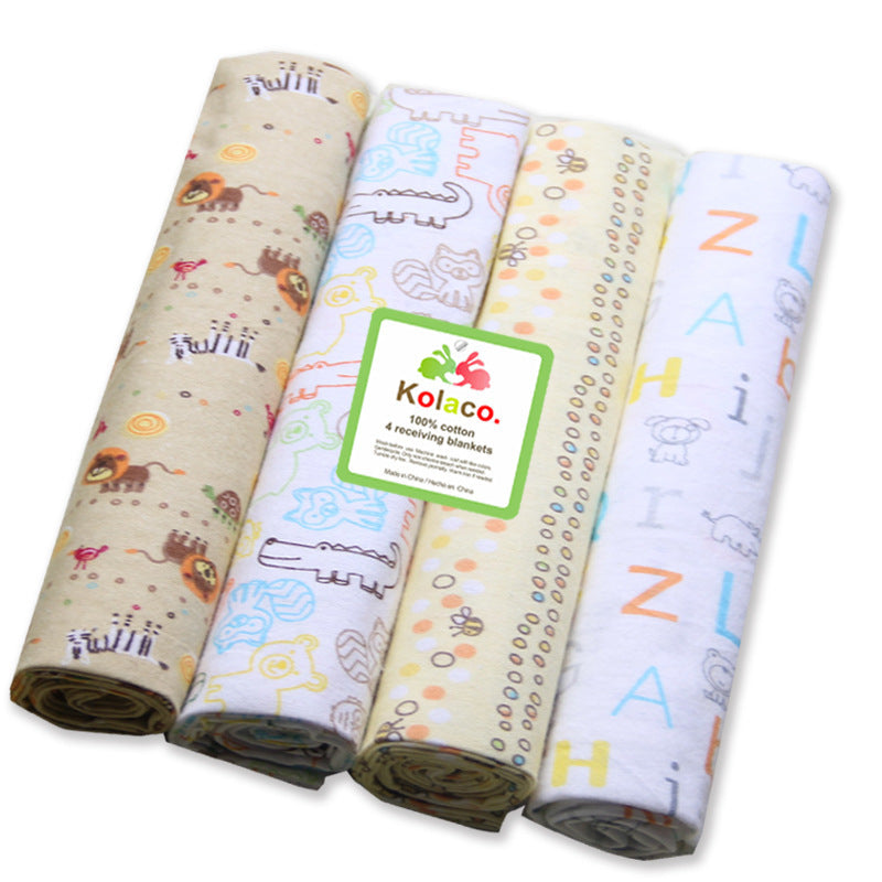 76X76PVC Flannel Baby Wrapping Blanket