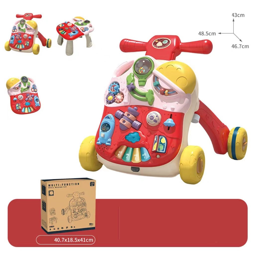 Baby Stroller Toy Multi-function Sliding Roller Coaster