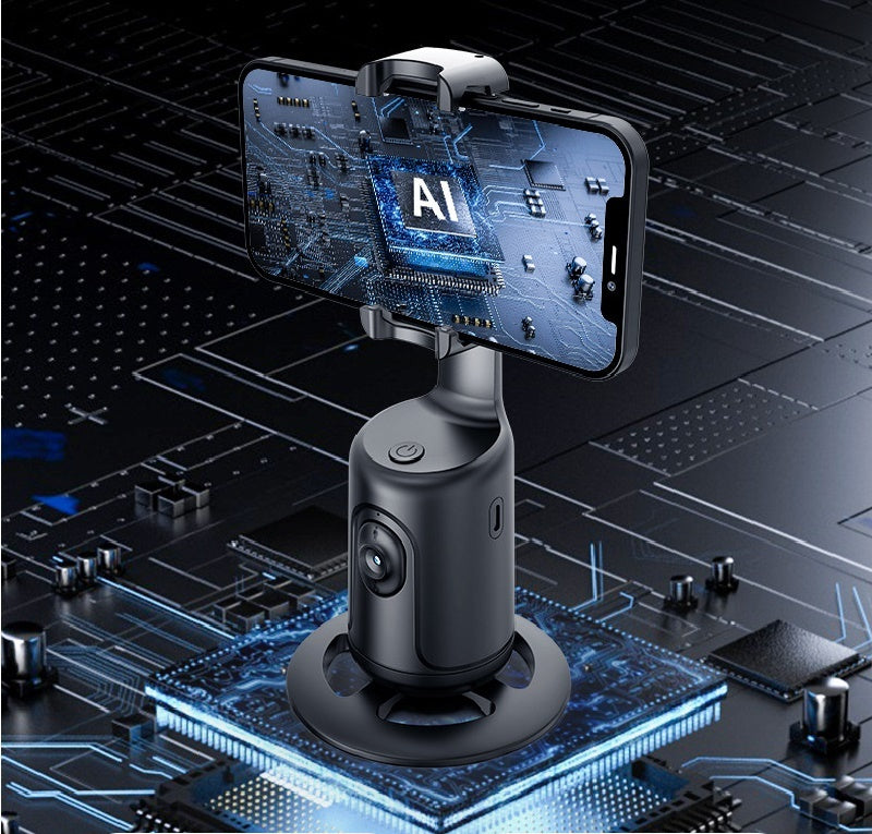360 пайгирии автоматии чеҳра Gimbal AI Smart Gimbal пайгирии чеҳра Дорандаи телефони худкор барои смартфони видео Vlog стабилизатори зинда