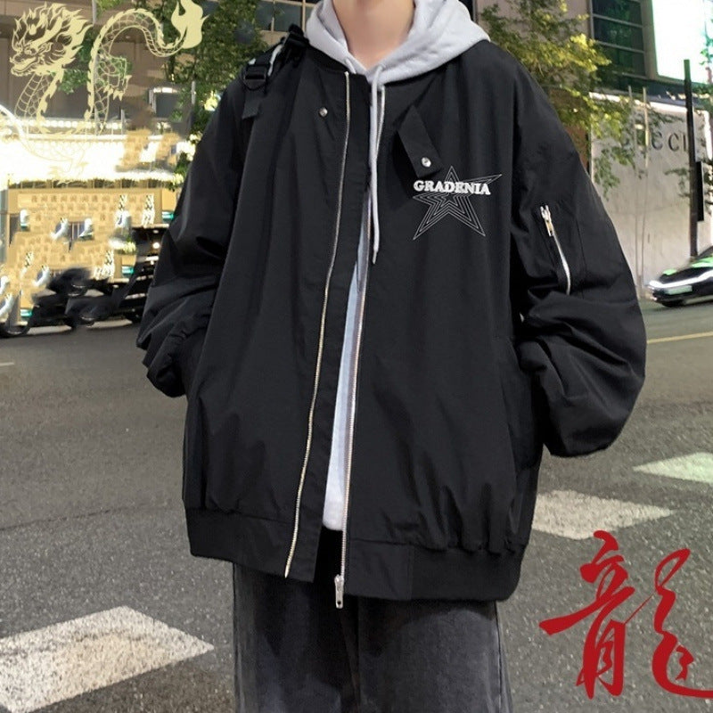 Thin American pilot jacket spring-autumn