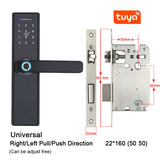Fingerprint Lock Smart Lock Card Password Remote Control Normally Mode