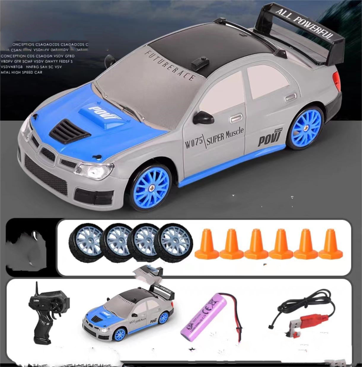 2.4G Drift Rc Car 4WD RC Drift Car Toy идораи дурдасти GTR Model AE86 Автомобил RC Racing Car Toy барои кӯдакон тӯҳфаҳои Мавлуди Исо