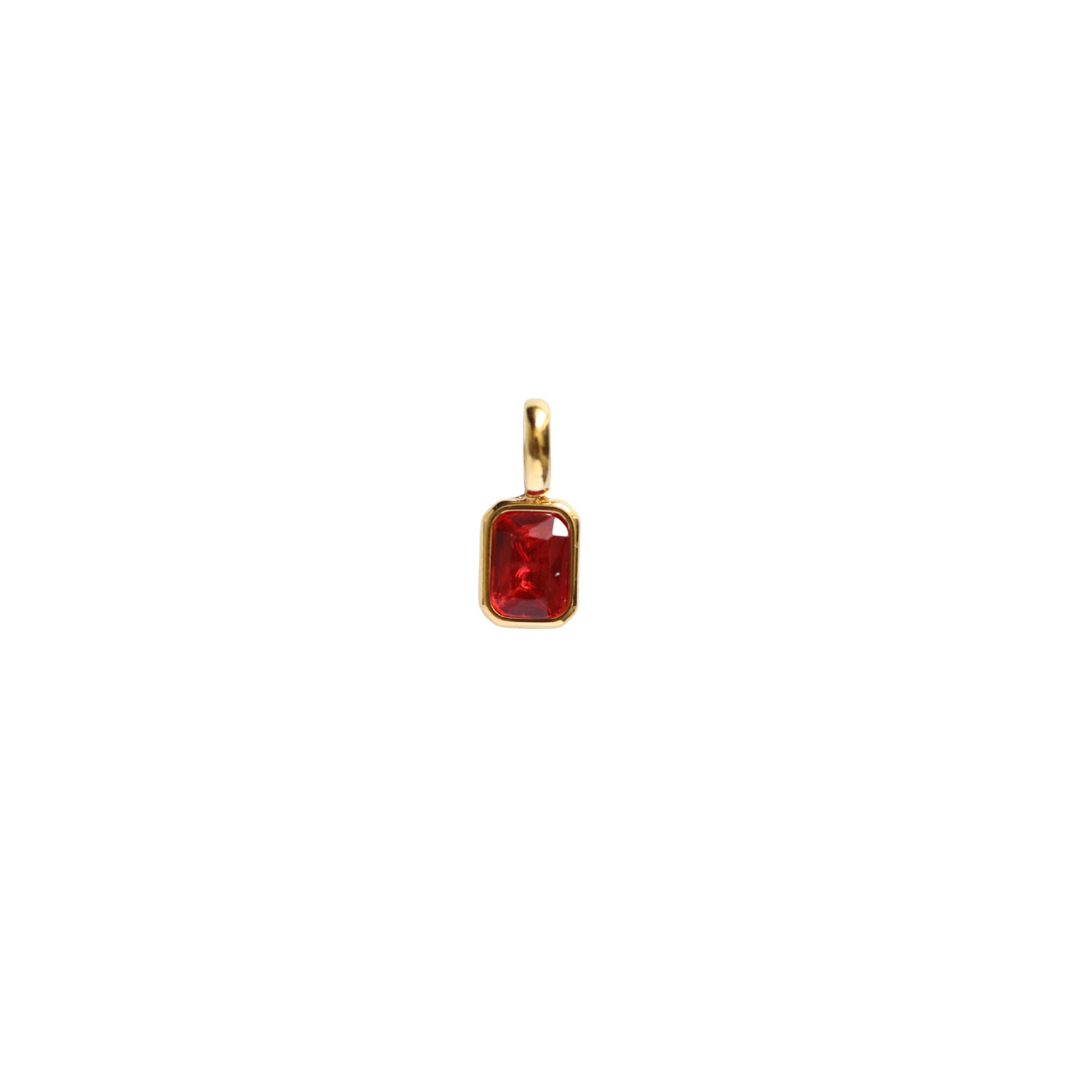 Titanium Steel Color 12 Birthstone Pendant Diy Accessories For Women