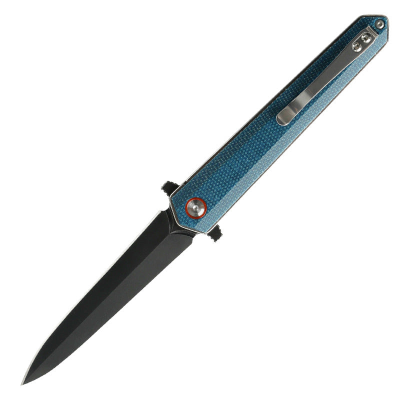 Outdoor Multifunctional Portable Folding Knife Hardware Tools Climbing Camping Survival Linen Handle