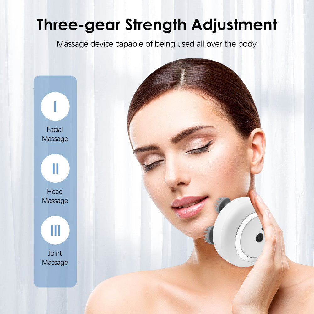 Rechargeable Three-gear Infrared Relaxation Head Massage Instrument