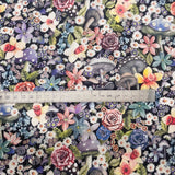 Wonderful Mushroom Printed Cloth Blouse Cotton Fabric