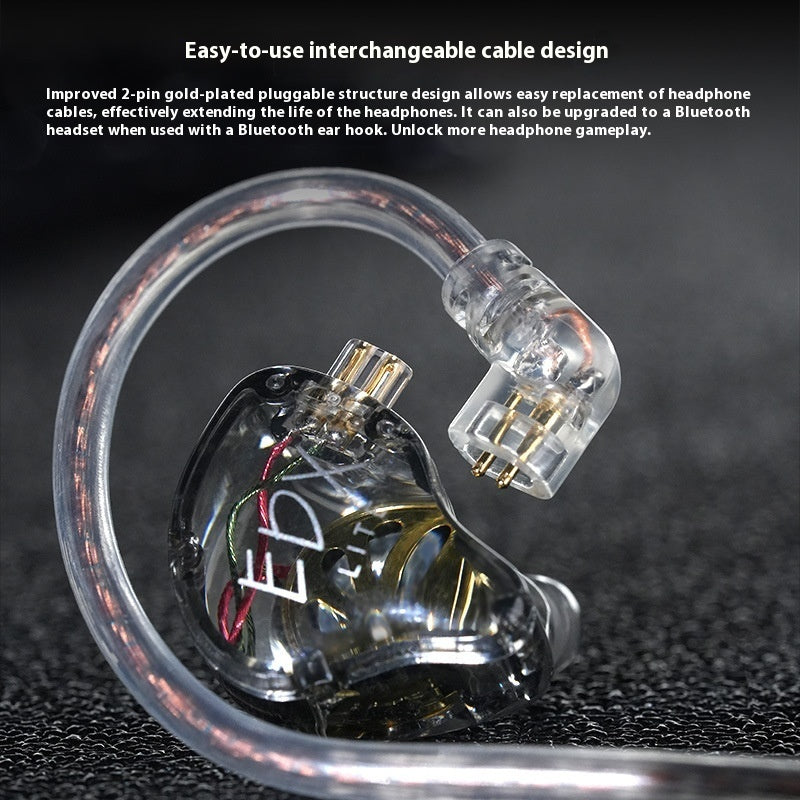 KZ-EDX Lite Inner Magnet Type Dynamic Headphones Bass Changeable Line