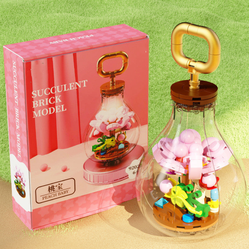 Compatible With Building Blocks, Flower Bulbs And Succulents