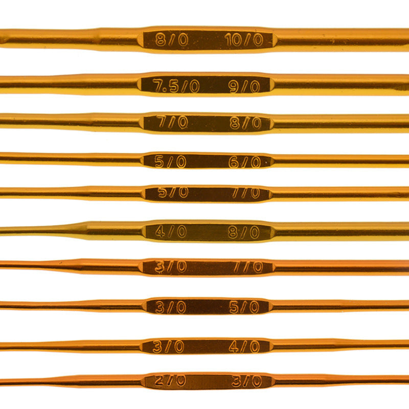 Multi Specification Double Headed Alumina Crochet Hook DIY Knitting Tool