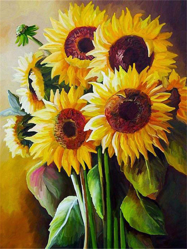 Fashion Diamond Painting Sunflower Mosaic Needlework