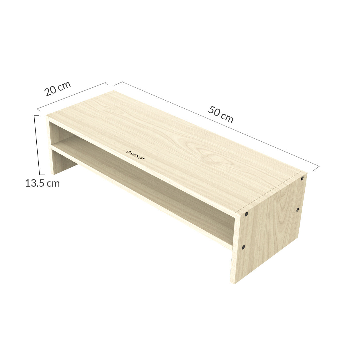 Monitor Increase Rack Adjustable Desktop Storage Computer Base Wooden Bracket Rack