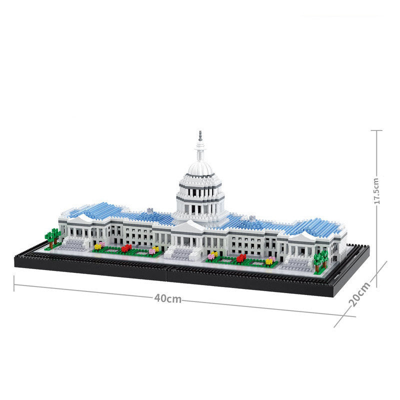 Home Construction Building Blocks Micro-particle Model Toys