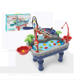 Penguin Climbing Stairs Magnetic Fishing Toy Pool Set Children's Electric Penguin Slide Baby Gifts For Boys And Girls