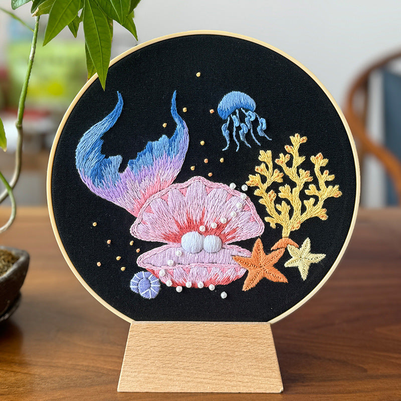 Fantasy Ocean Shell Painting Children's Needlework