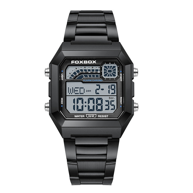 New Square Electronic Sports Outdoor Waterproof Watch For Men And Women