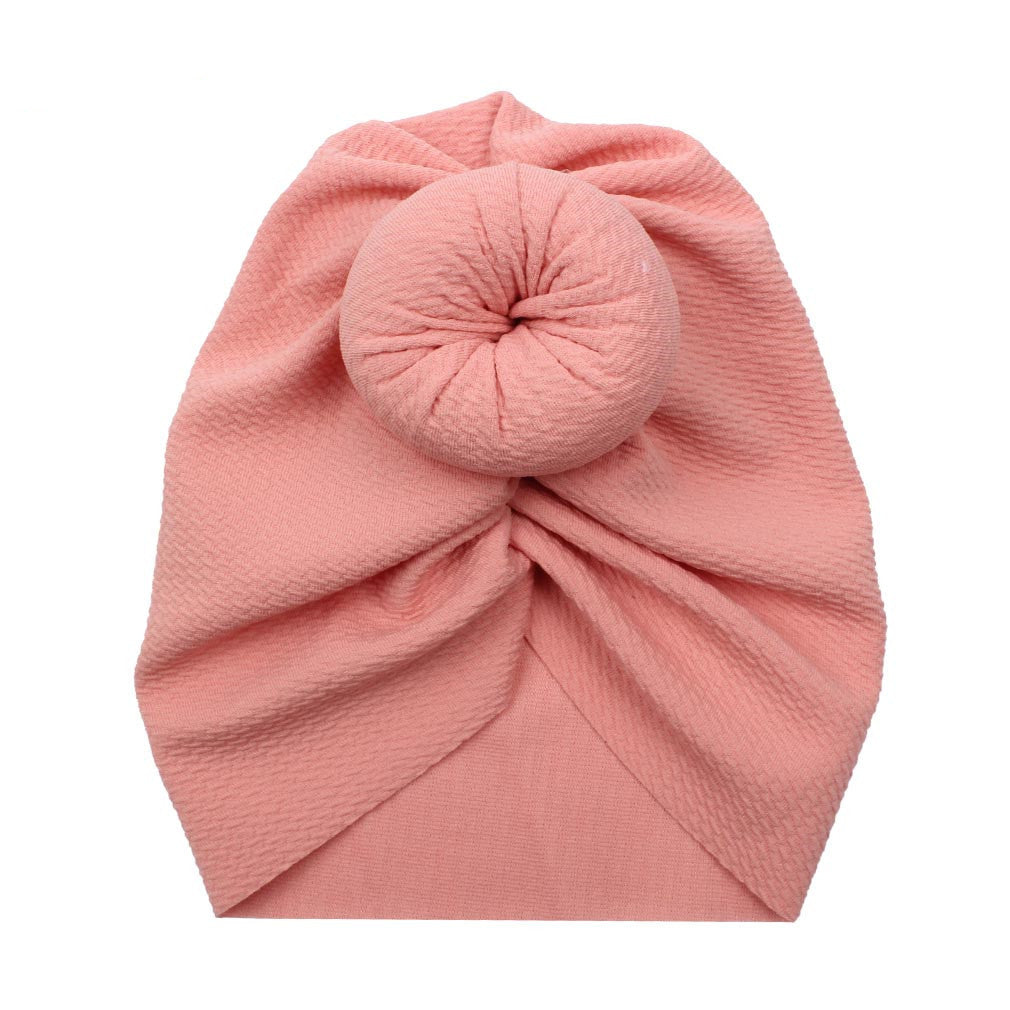Baby Waffle Headband Indian Hat Round Ball Headband Children's Hair Accessories
