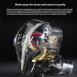 KZ-EDX Lite Inner Magnet Type Dynamic Headphones Bass Changeable Line
