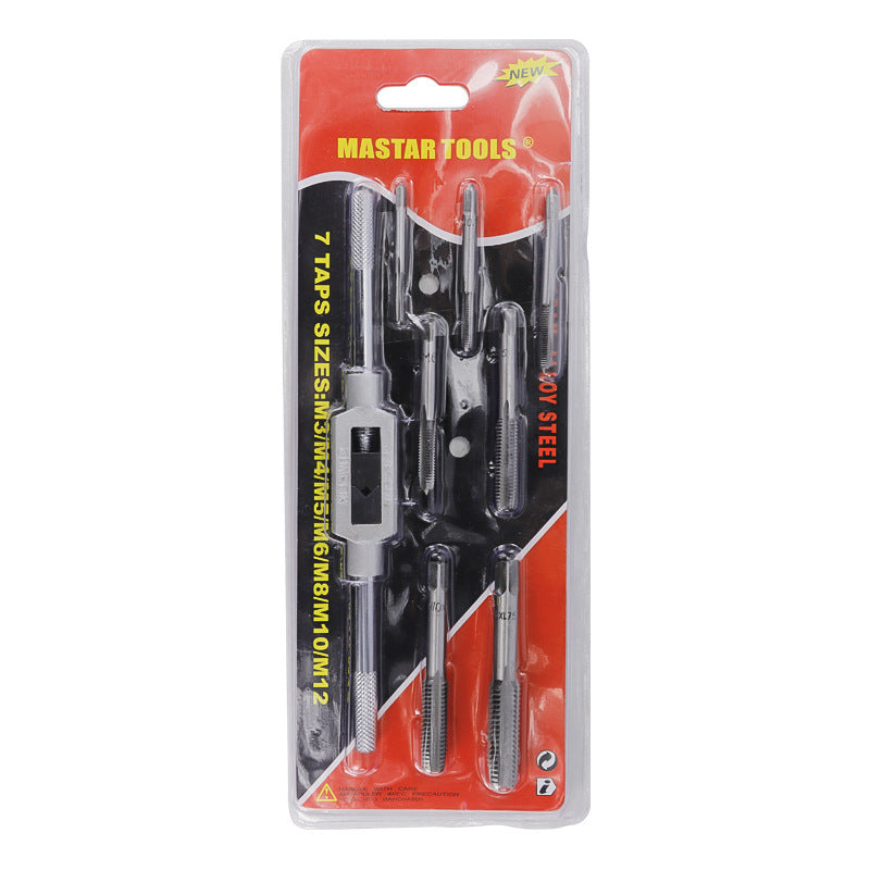 8-piece Tap Hardware Tools Metric Hand Tap Suit