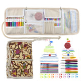 Knitting TPR Crochet Tool Set Owl 63 Pieces