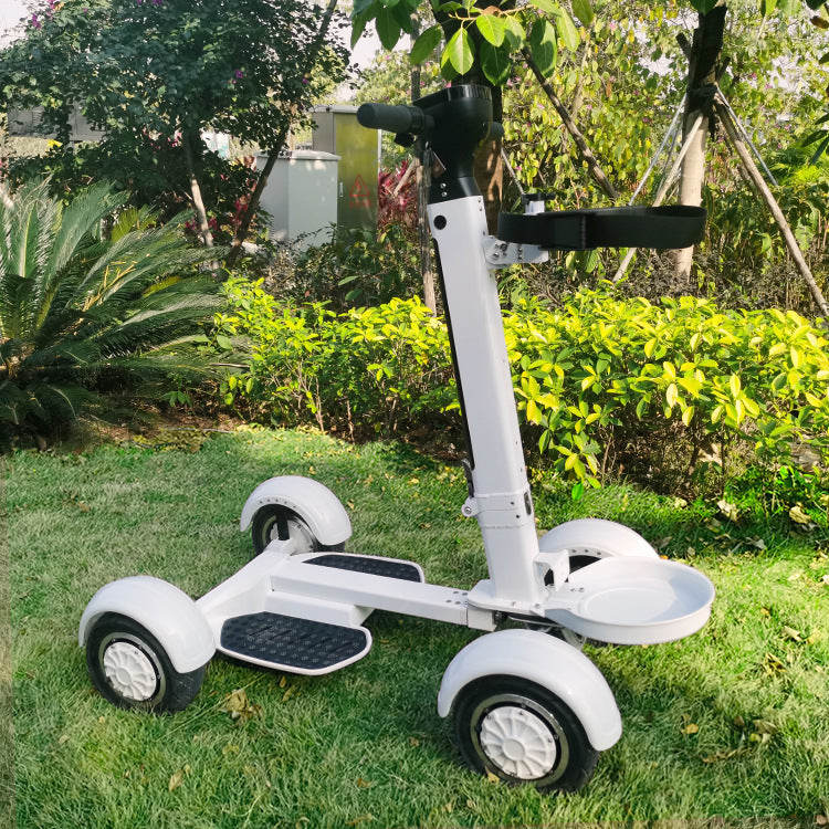 Чор Чарх голф барқ ​​боли Light Longboard Lawn Курс Scooter
