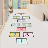 Digital Grid Wall Sticker Children's Game Preschool Education