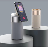 3 in 1 Multifunctional Wireless Charger for iPhone and AirPods Portable Bluetooth Speaker with Touch Lamp for Home and Office