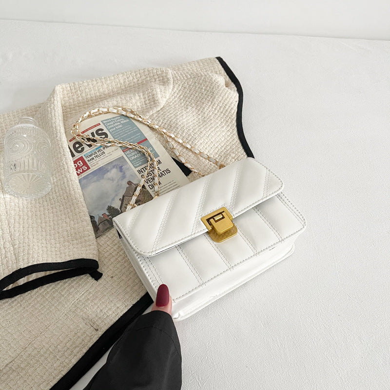 Niche Texture Western Style Shoulder Messenger Bag Small Square Bag