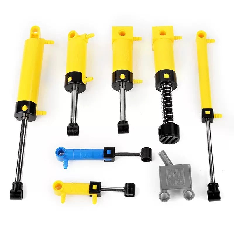 Pneumatic Parts Air Push Rod Spring Hose Accessories Assembling Building Blocks