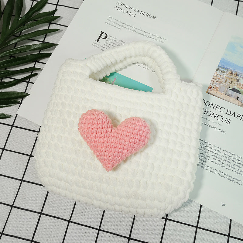 Hand Knitting To Make Crochet Diy Material Bag