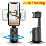 360 пайгирии автоматии чеҳра Gimbal AI Smart Gimbal пайгирии чеҳра Дорандаи телефони худкор барои смартфони видео Vlog стабилизатори зинда