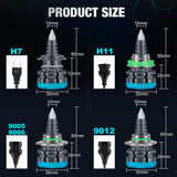 High-power Modified Headlights Highlight Front Car Bulbs