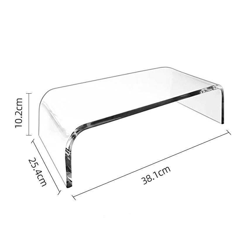 Transparent Acrylic Computer Bracket Simple Desk Storage And Arrangement Shelf Notebook