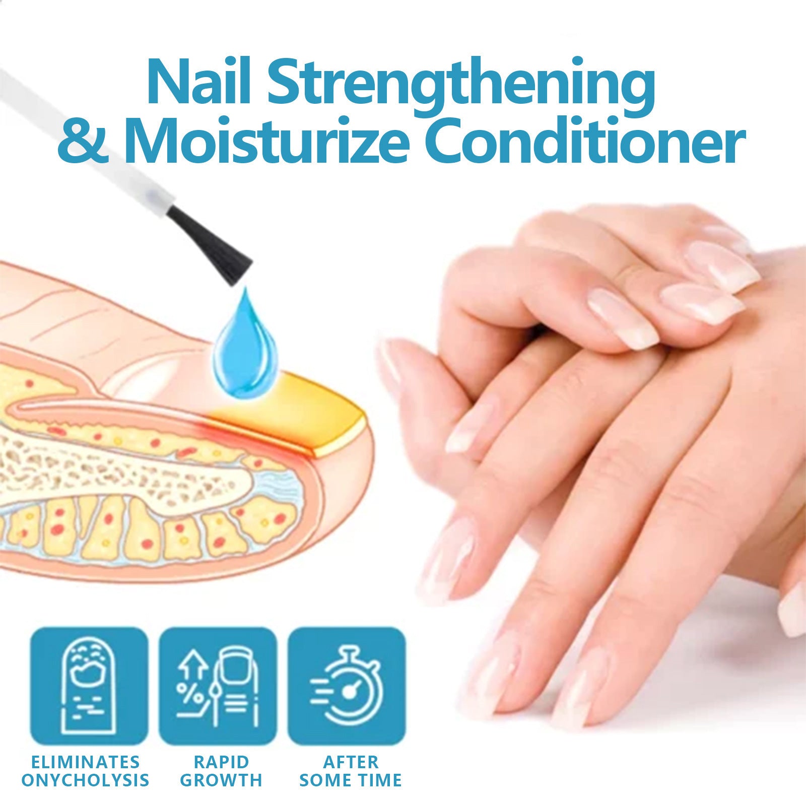 Repair Hand And Foot Cleaning Nail Brightening Care Solution
