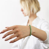 Natural Amethyst Women's Bracelet Cut Irregular Beading Bracelet