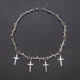 Iron Wire Choker Women's Hip Hop Gothic Punk