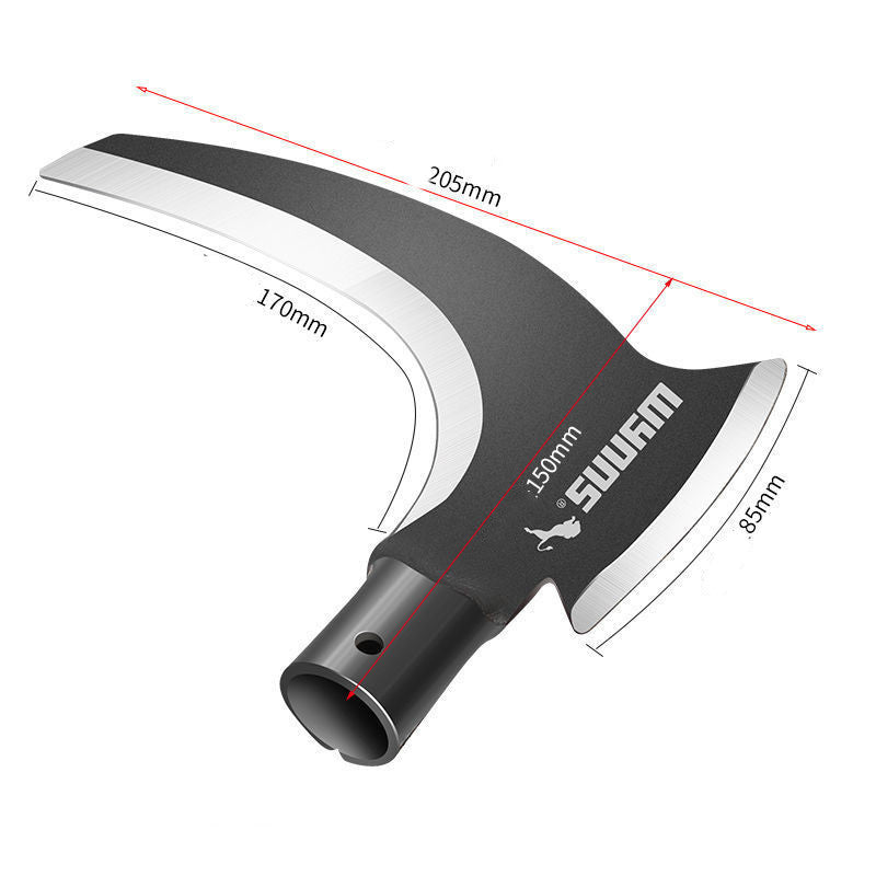 High Manganese Steel Double Chopping Sickle Cutting Wood And Mowing Tools