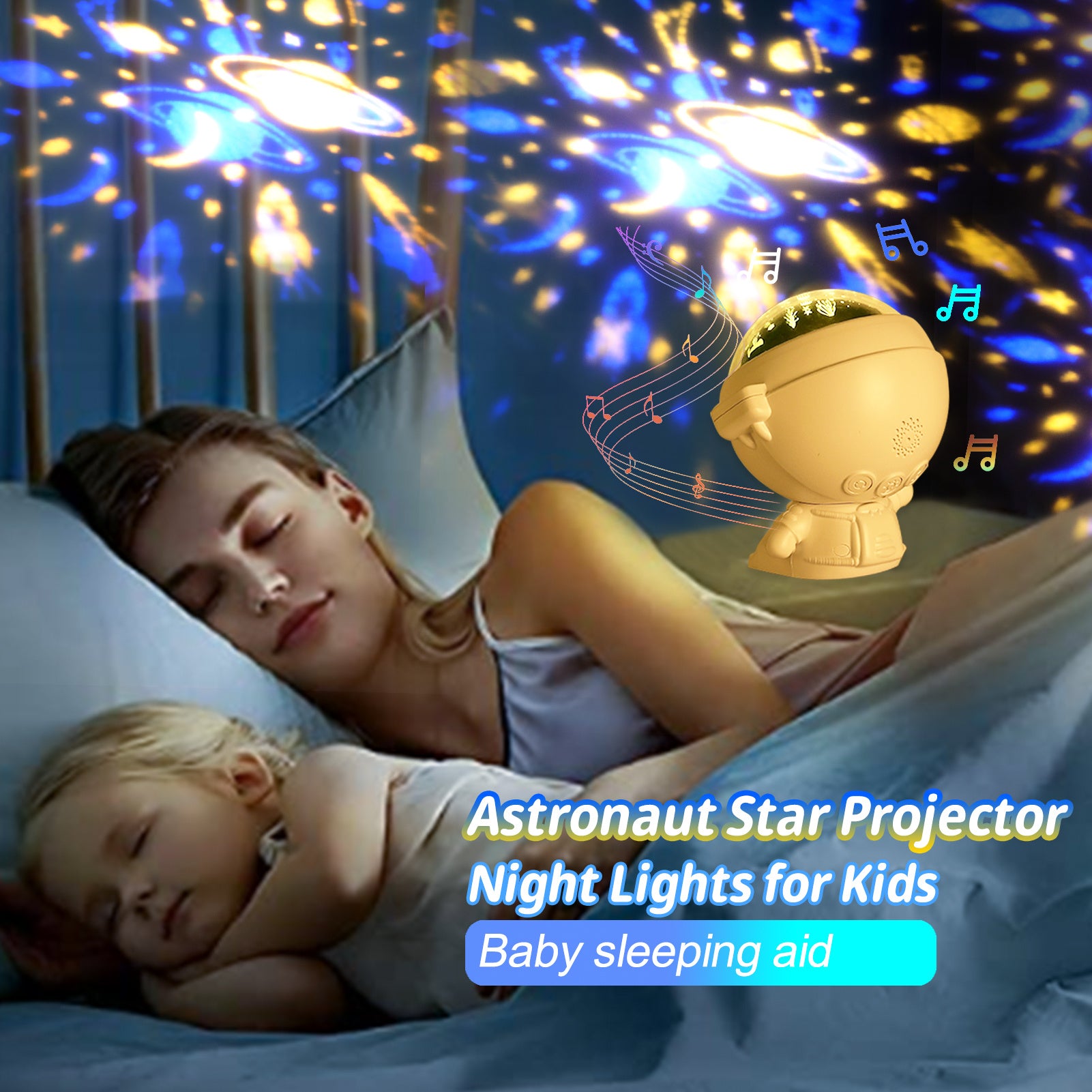 Проектори Galaxy Star проектори ситораи осмони шаб чароғи кайҳоннавардӣ чароғҳои ҳуҷраи ороишӣ тӯҳфа барои кӯдакони кӯдаки навзоди кайҳонӣ