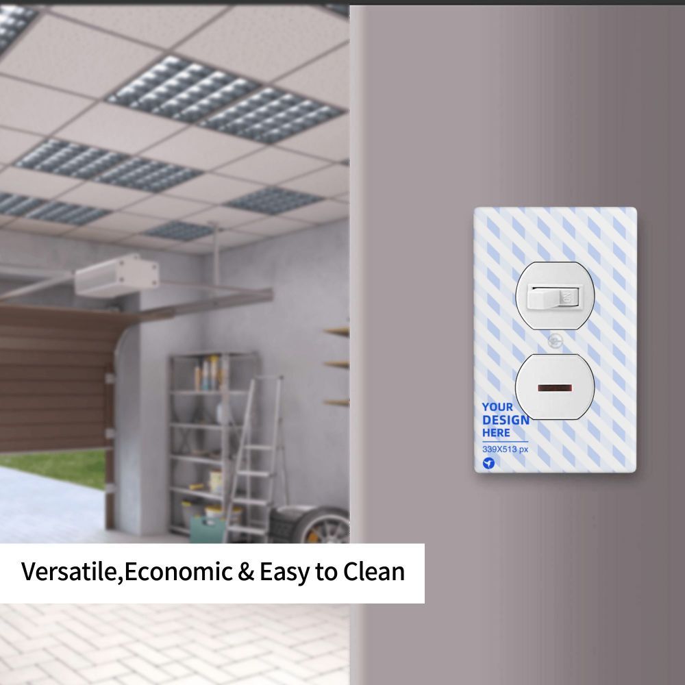 Dust-proof And Heat-resistant Duplex Socket Decorative Wall Plate