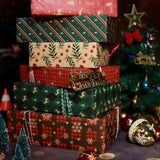 Vintage Stylish Christmas Themed Wrapping Paper
