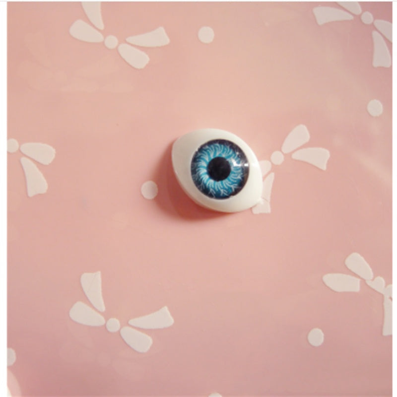Boat-shaped Resin Eyeballs Toy Dolls DIY Accessories