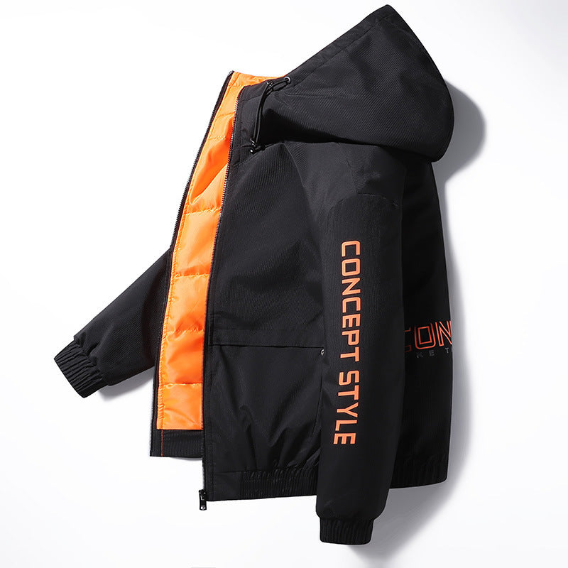 Men's Casual All-Purpose Hooded Down Jacket