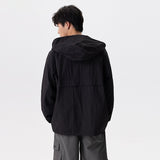 Мужская спортивная повседневная куртка с капюшоном