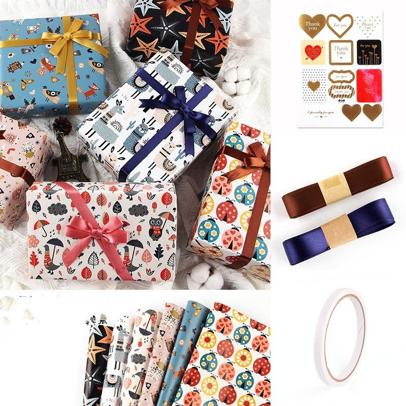 Cute Gift Cartoon Toy Wrapping Paper