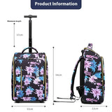 Trolley Backpack Double-shoulder Travel Ultra Light Draw-bar Luggage