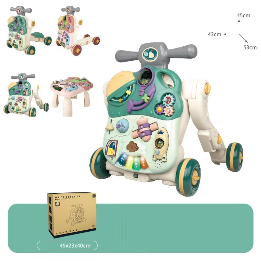 Baby Stroller Toy Multi-function Sliding Roller Coaster