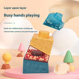 Irregular Jenga Baby Early Childhood Education Thinking Training Geometric Building Blocks Pile Style Le